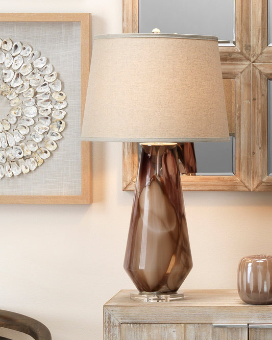 Lampe de table aquarelle